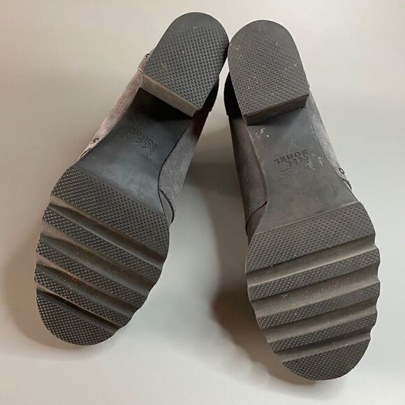 Sorel Addington Chelsea Ankle Boots Black Heel Quarry Black 8.5 - Picture 5 of 6